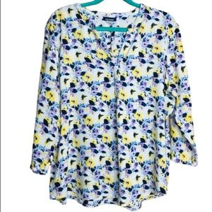 COPY - BASIC EDITIONS women’s tunic blouse size XXL.